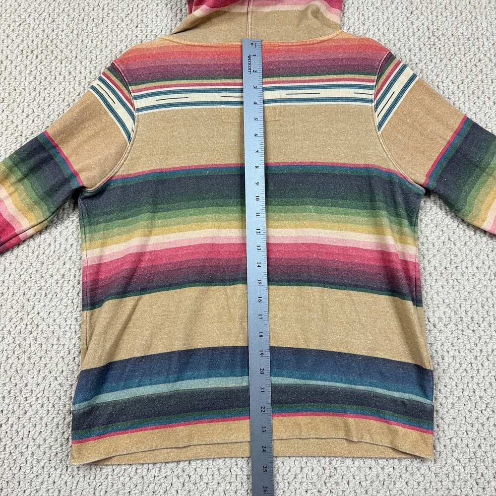 Aviator Nation Hoodie Unisex M Serape Ninja Stripe Aztec Pullover Sweatshirt USA - Picture 7 of 15